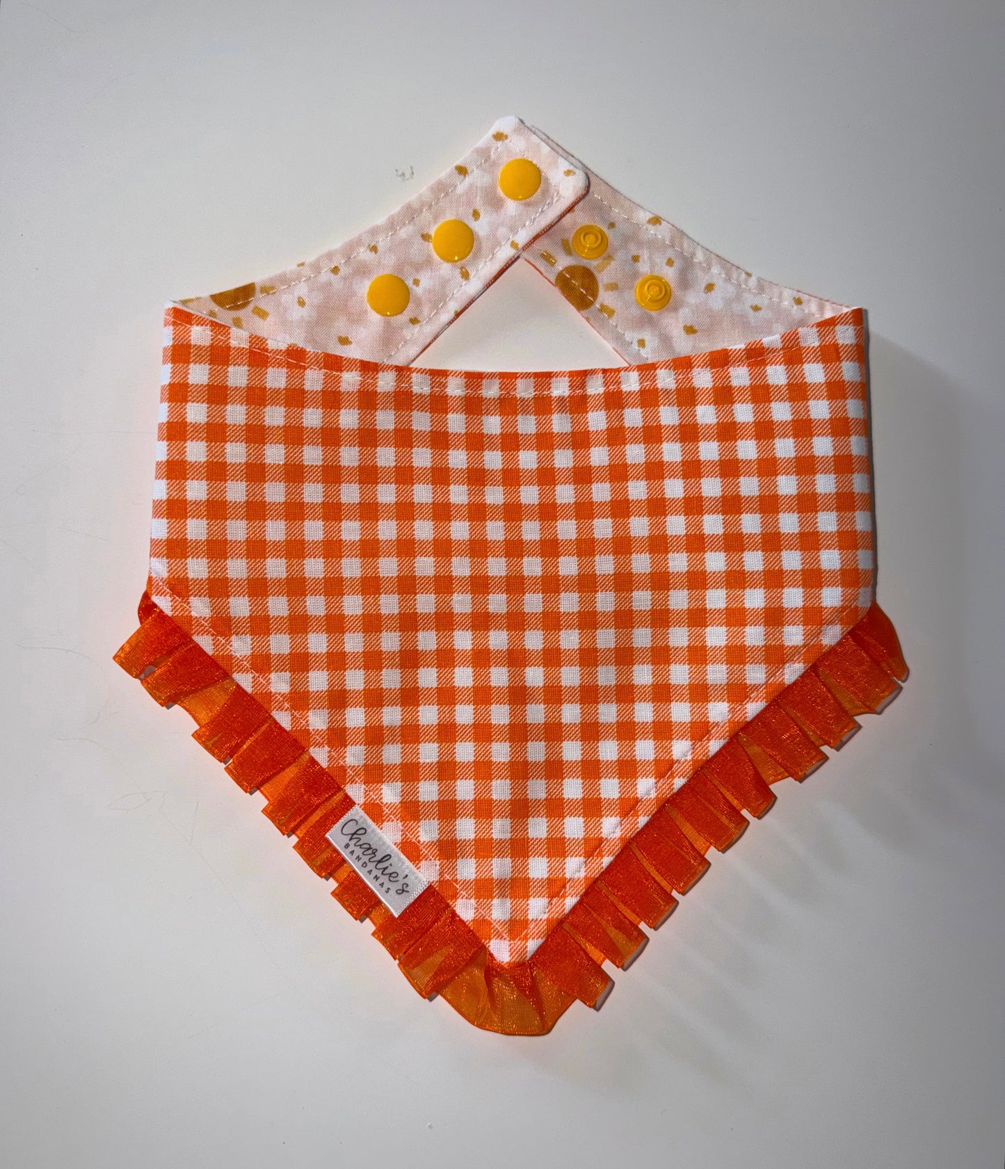 Sunshine/ Orange Gingham