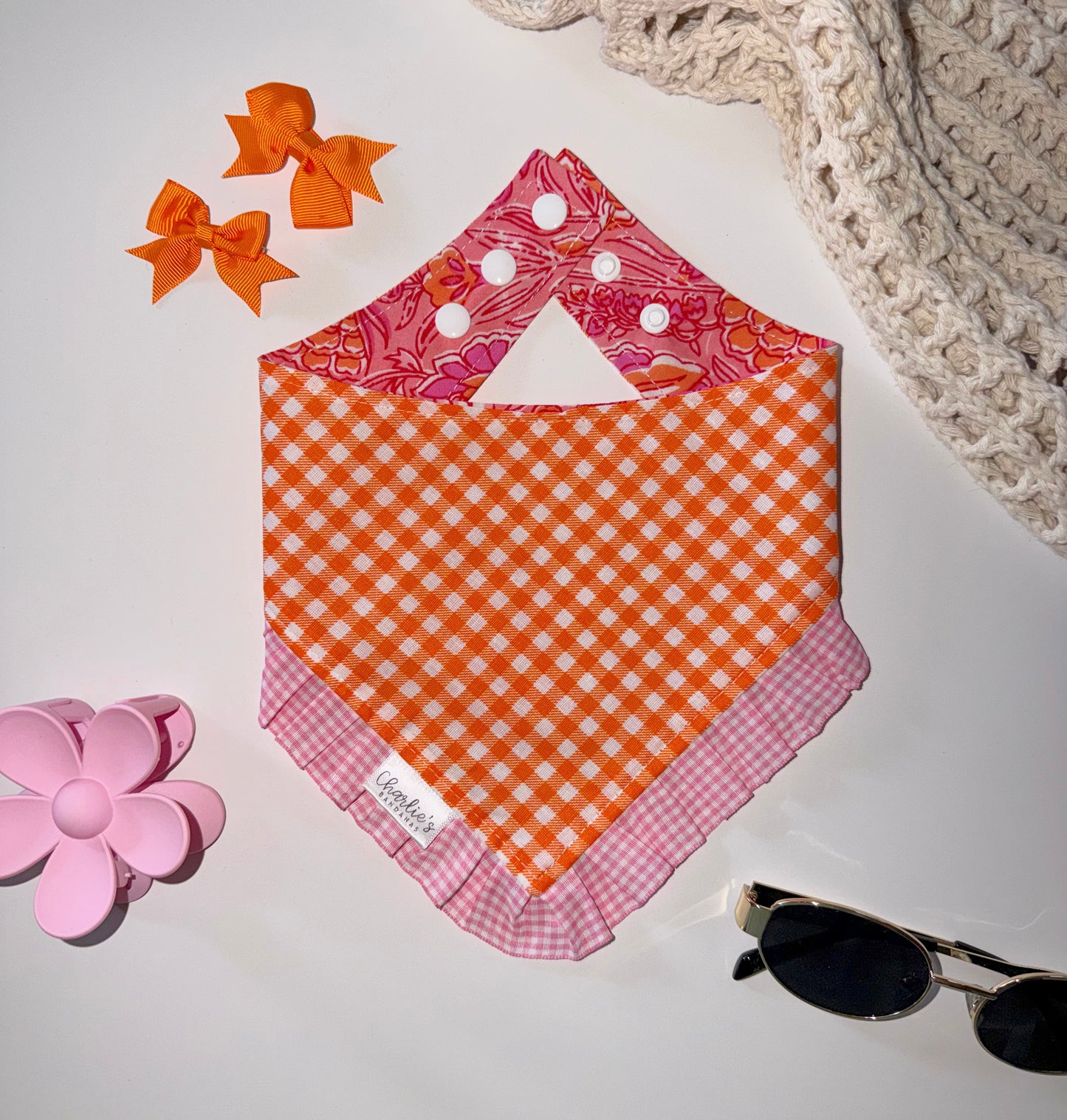 Pink/ Orange Summer Floral