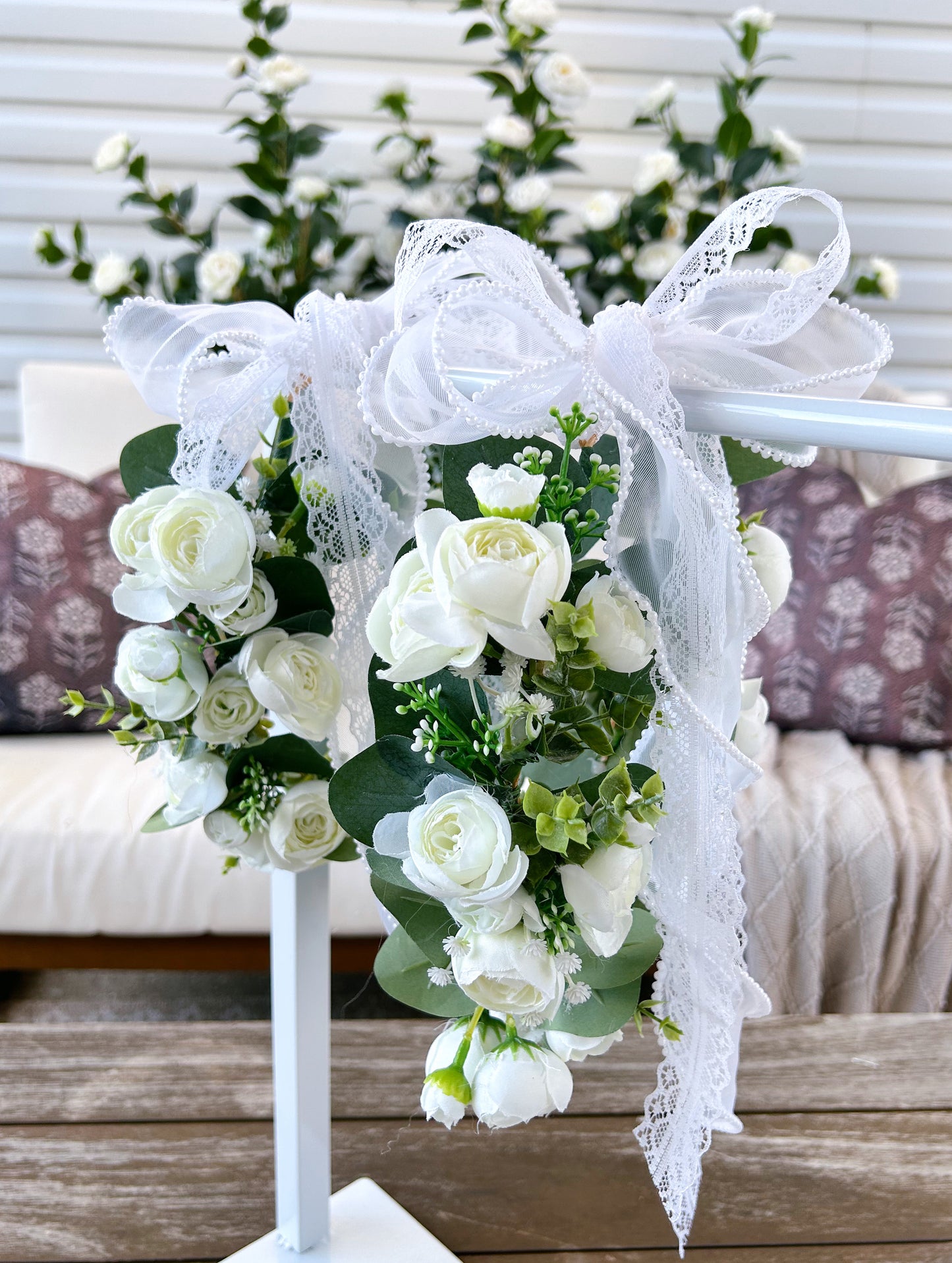 Flower Collar Wedding Day