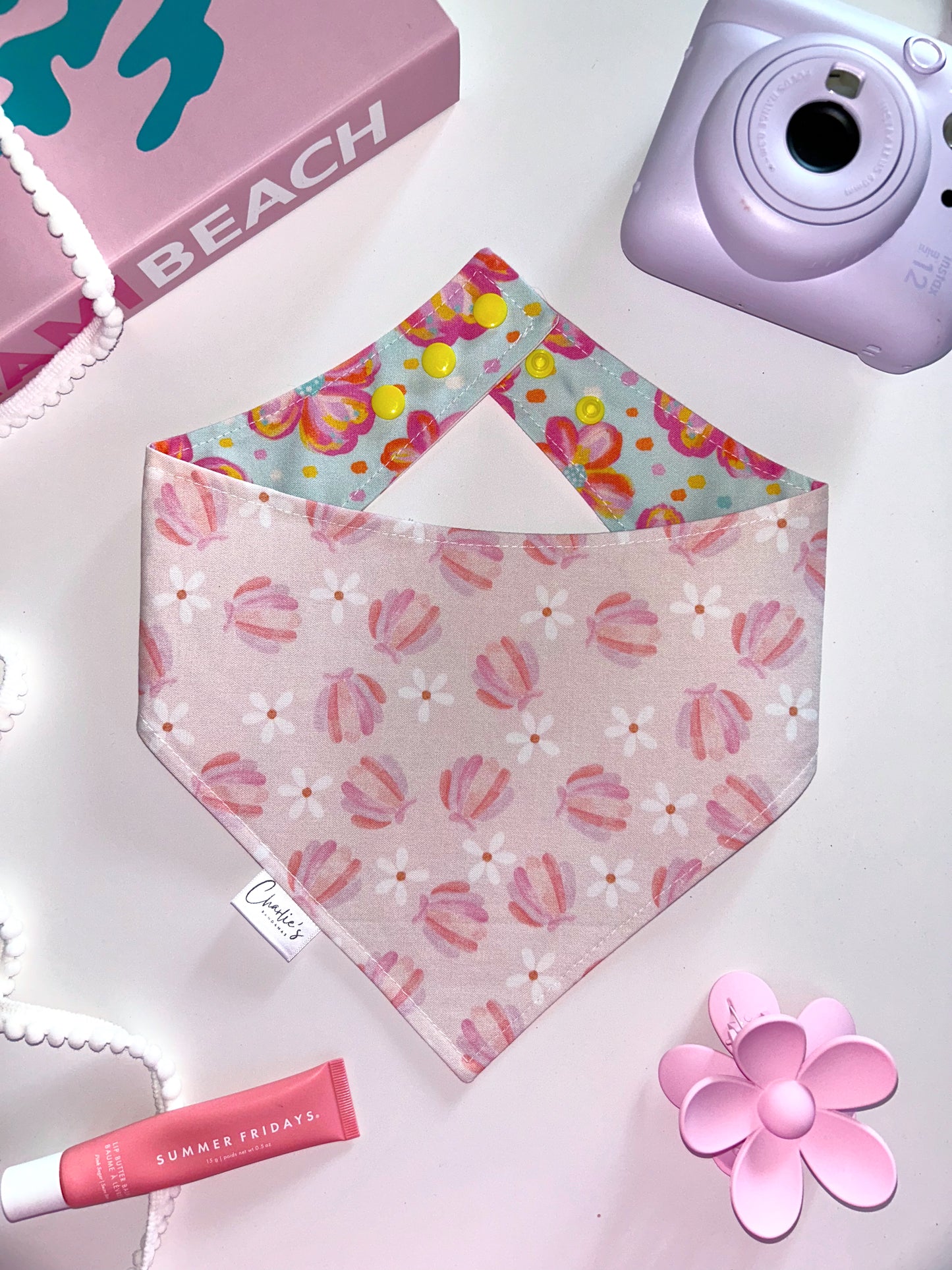 Groovy Floral/ Pink Seashells