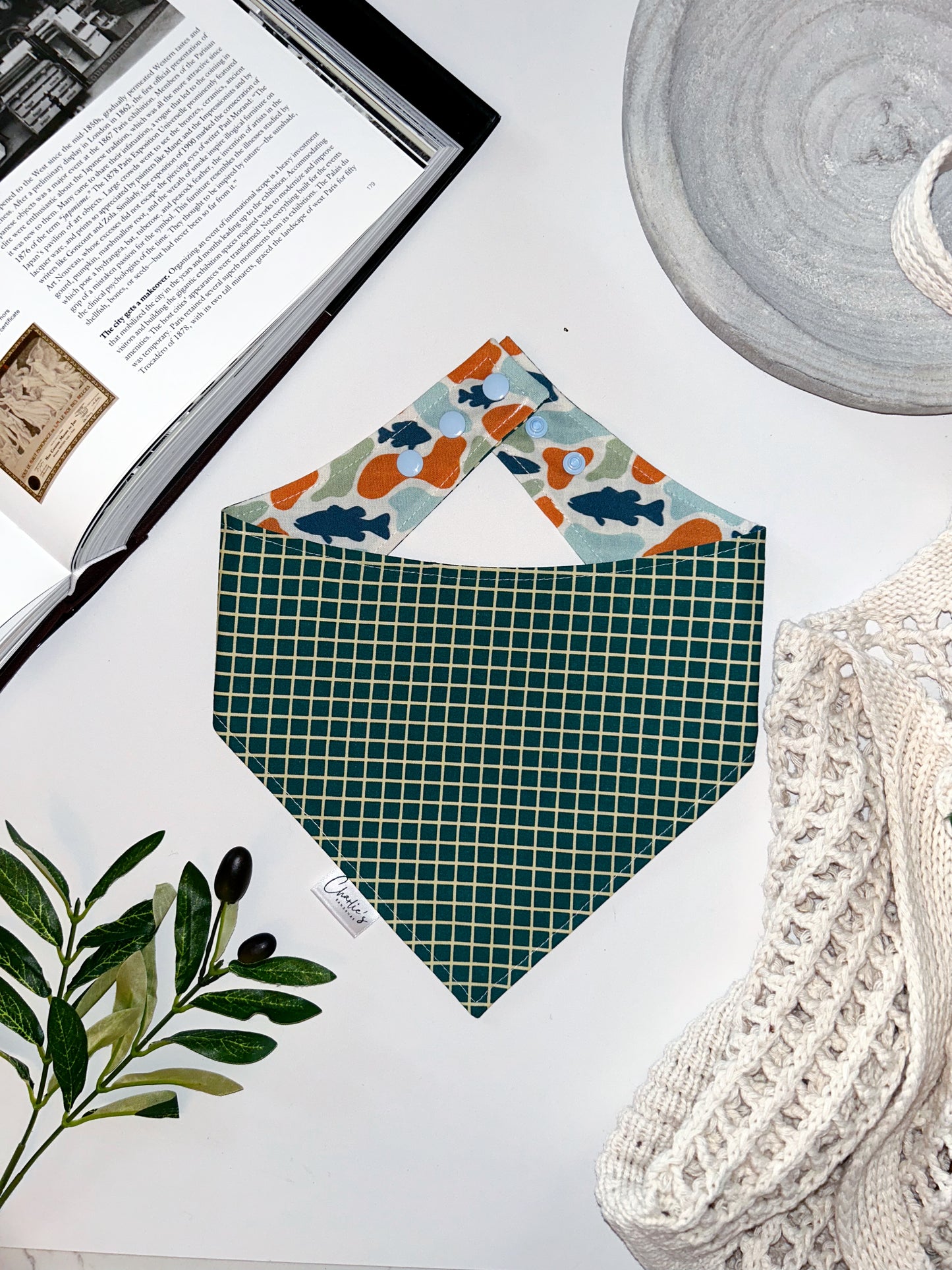 Fishing Camo/ Green Plaid