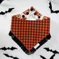 Orange & Black Plaid