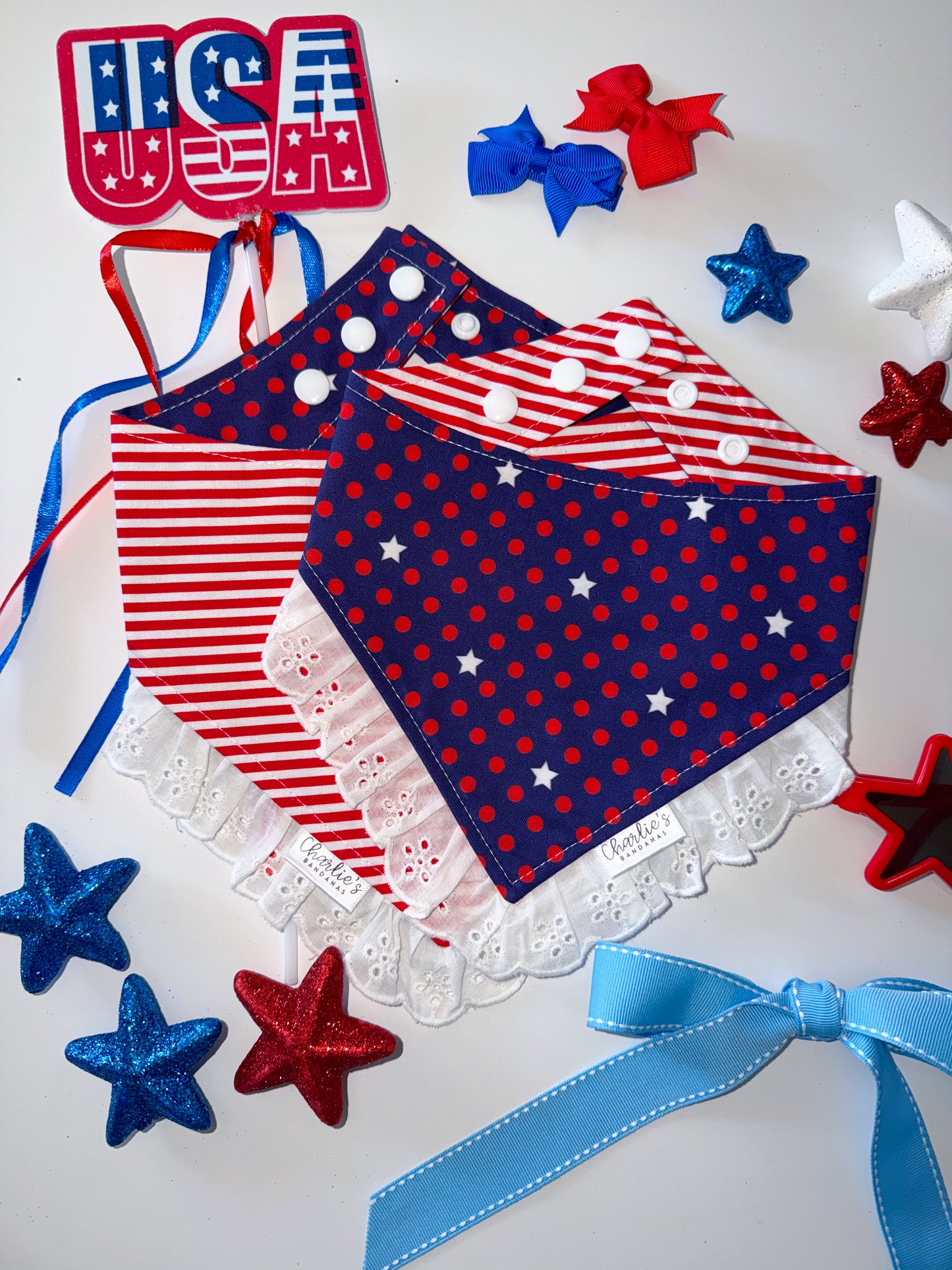 USA Polka Dots/ Stripes