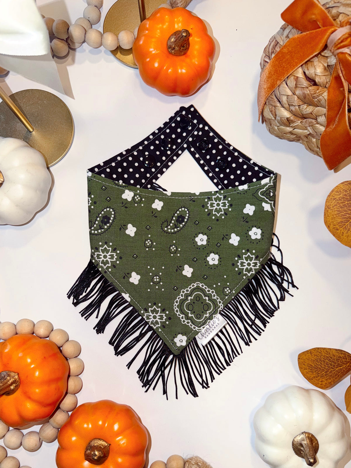 Bandana Print/ Polka Dot