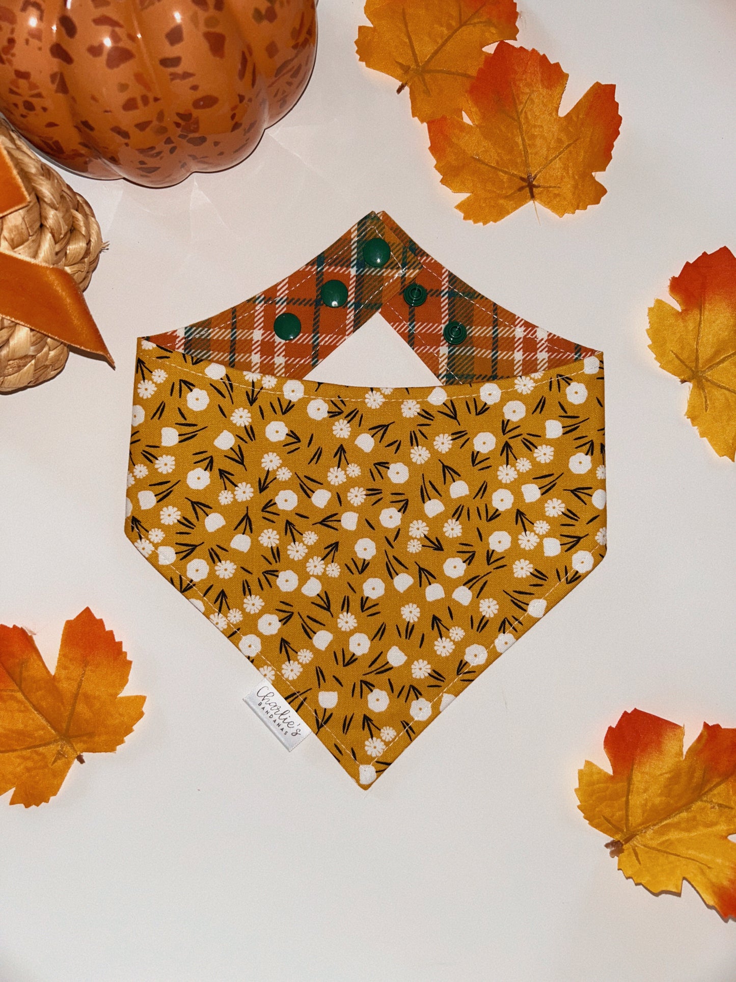 Fall Tartan Plaid - Rust, Green and Yellow