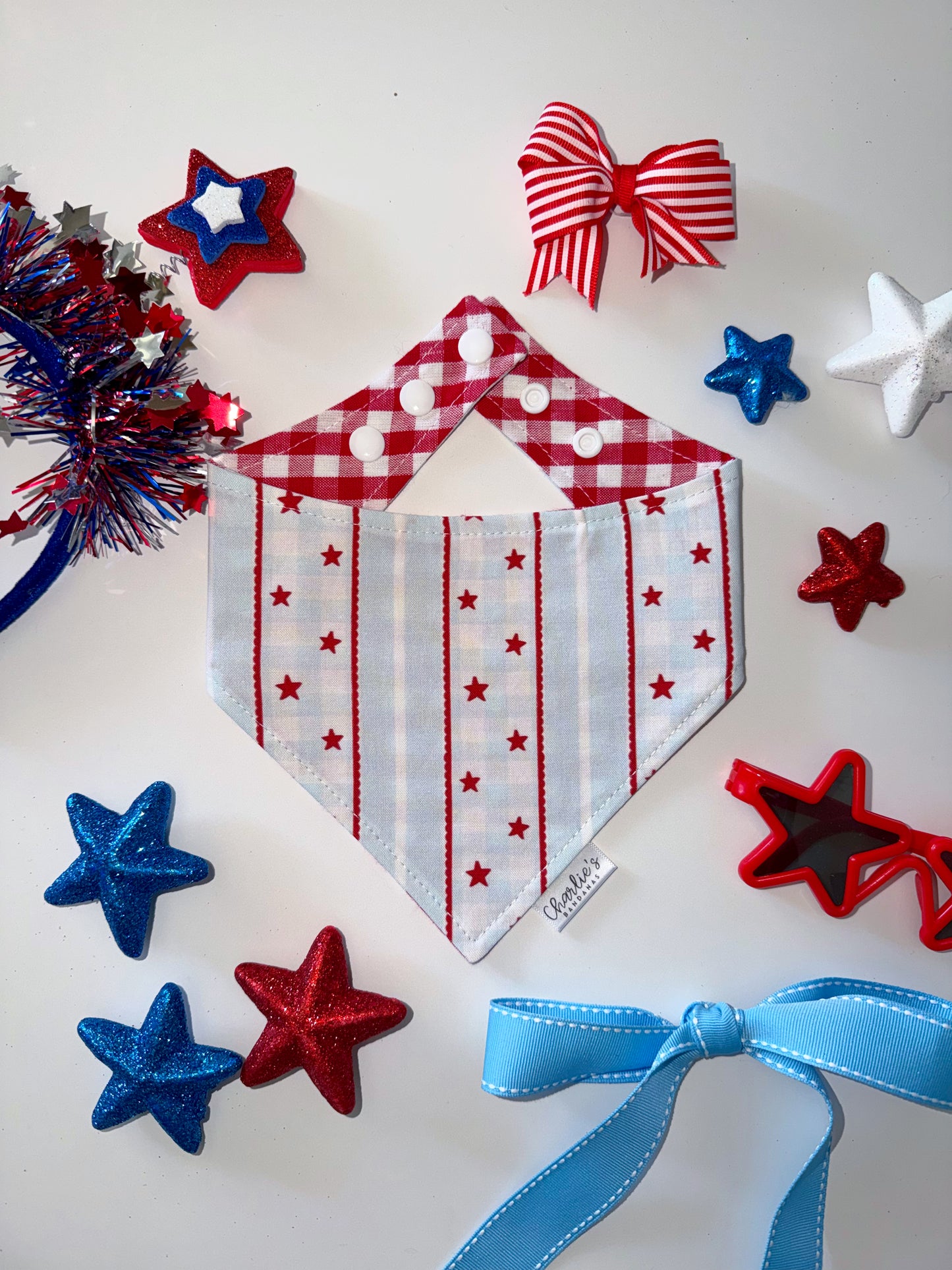 Stars & Stripes/ Red Gingham