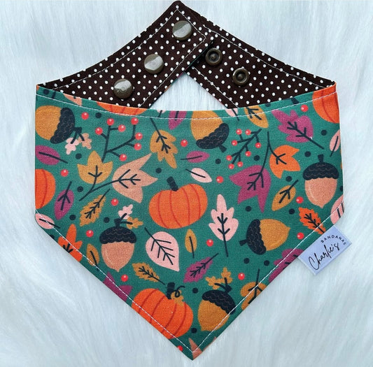 Fall Pumpkin & Leaves