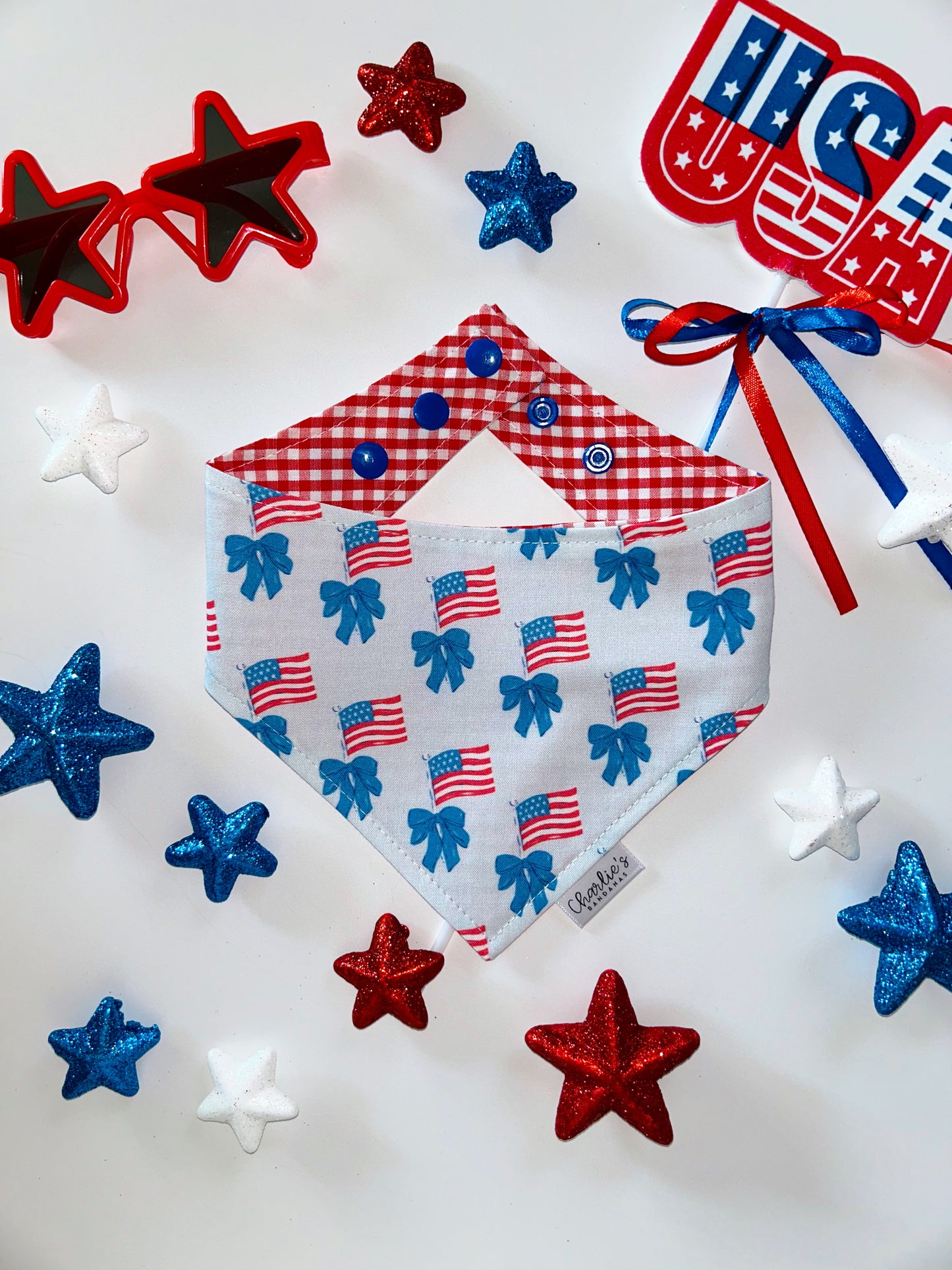 USA Flags & Bows