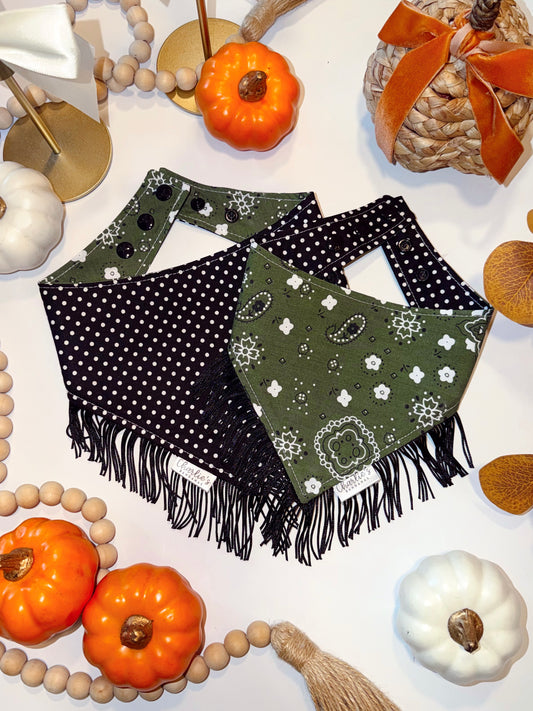 Bandana Print/ Polka Dot