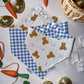 Bears & Blue Bows/ Blue Gingham