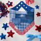 USA Patchwork Flag/ Denim