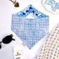 Blue Preppy Watercolor Seashells