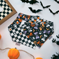 Dog Halloween Bones/ Spooky Checkerboard