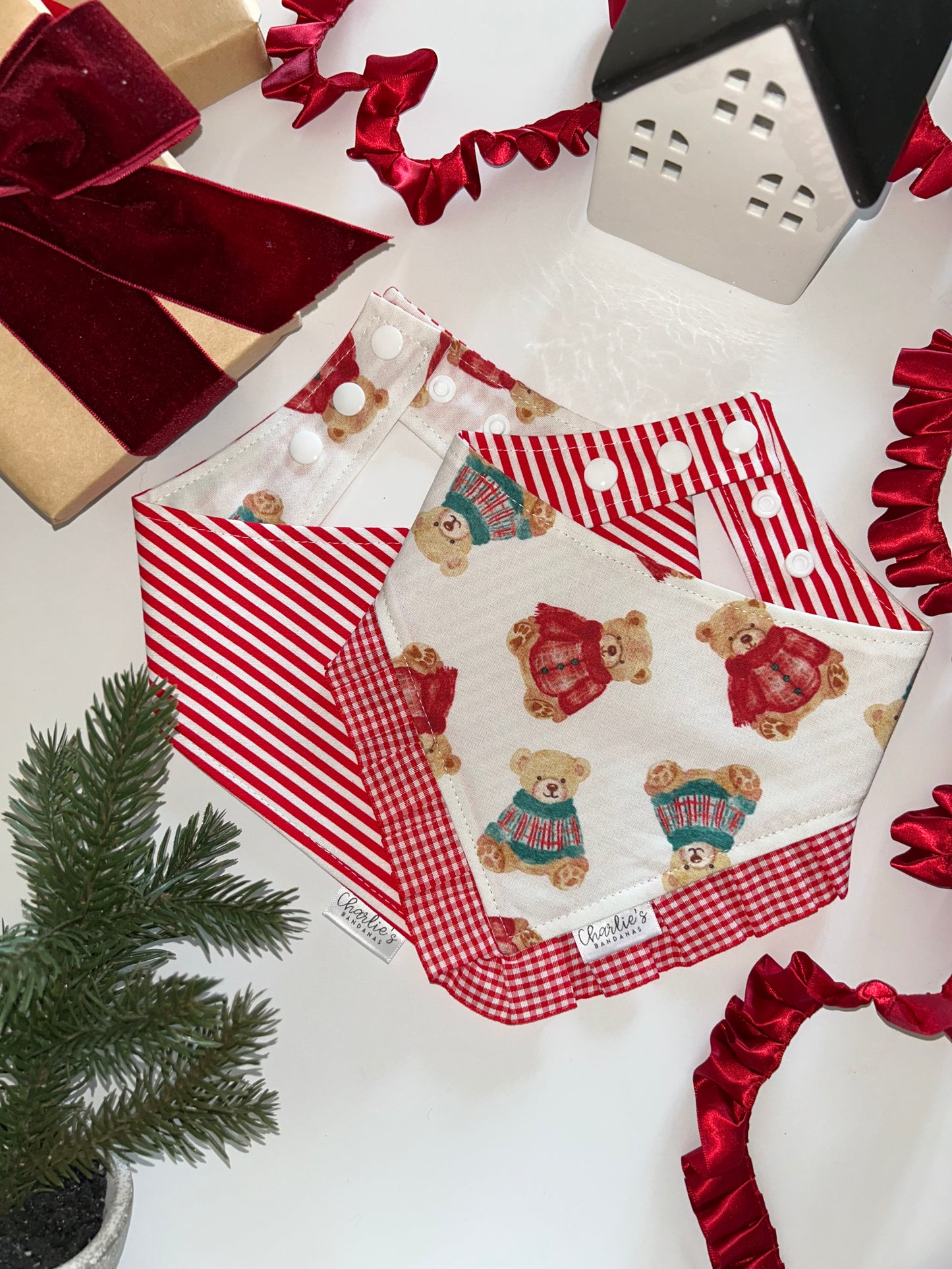 Christmas Bears/ Red Stripes