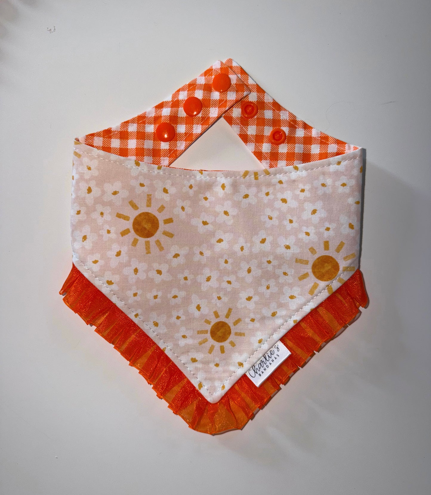 Sunshine/ Orange Gingham
