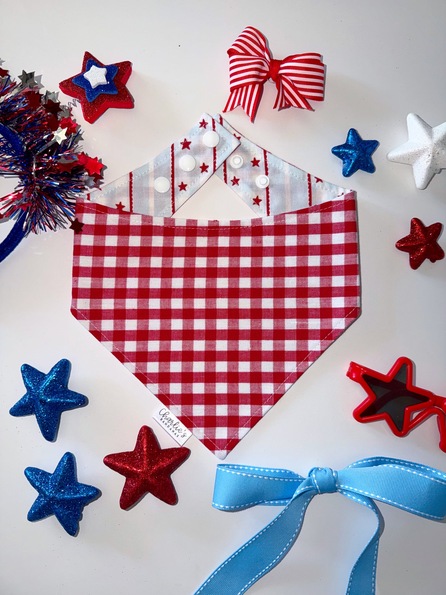 Stars & Stripes/ Red Gingham