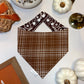 Brown Bandana Print/ Brown Plaid