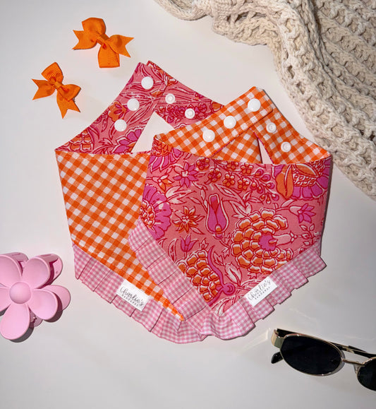 Pink/ Orange Summer Floral