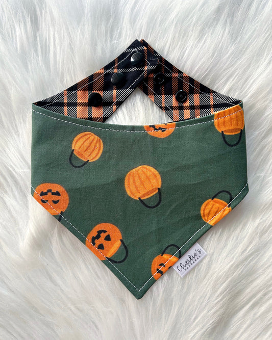 Green Pumpkin Baskets
