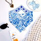 Blue Preppy Watercolor Seashells