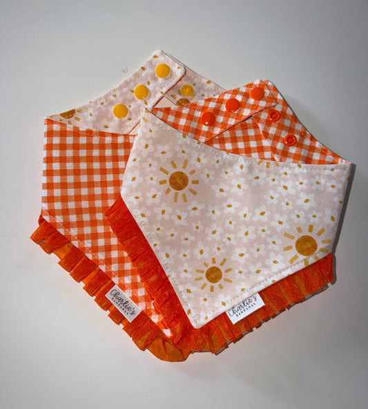 Sunshine/ Orange Gingham