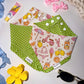Euro Summer/ Green Polka Dots