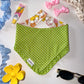 Euro Summer/ Green Polka Dots
