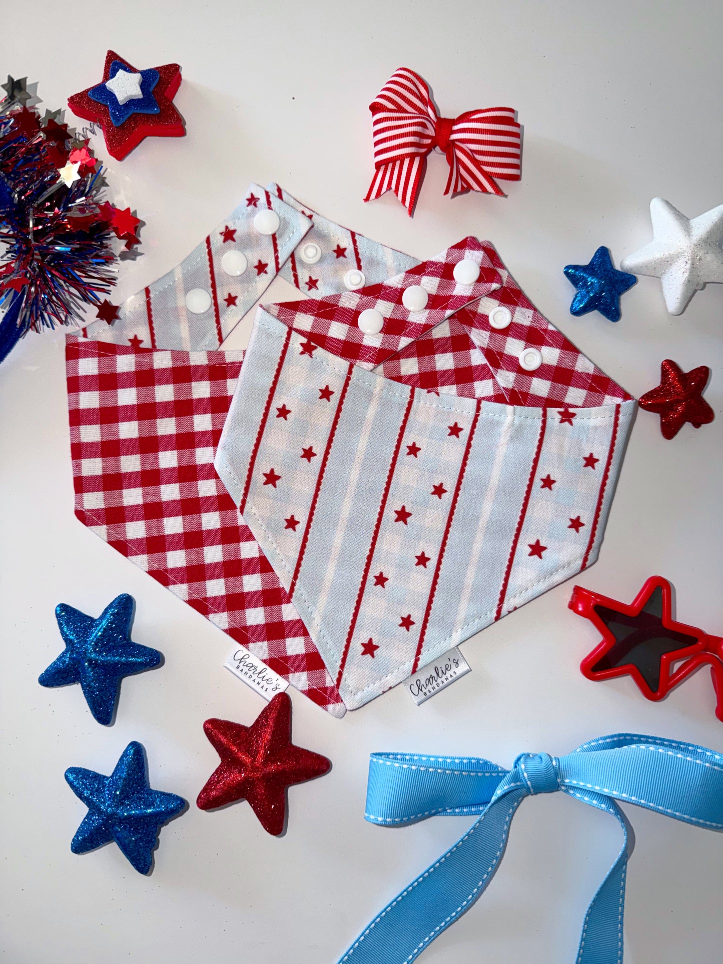 Stars & Stripes/ Red Gingham
