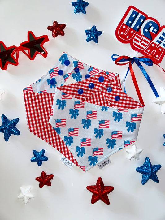 USA Flags & Bows