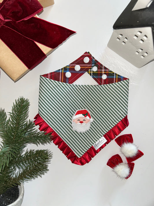 Green Stripes/ Christmas Plaid