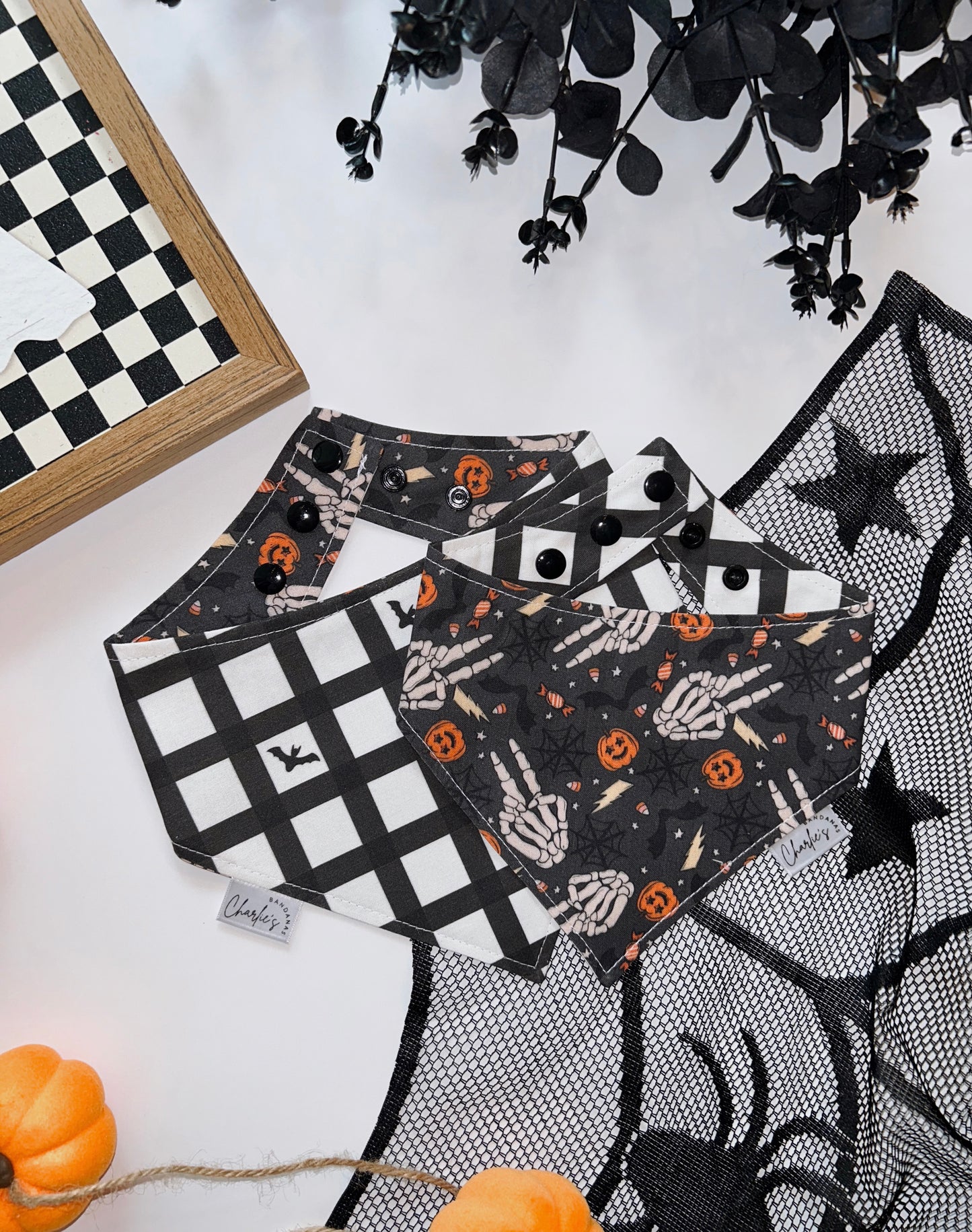 Boy Halloween/ Bat Plaid