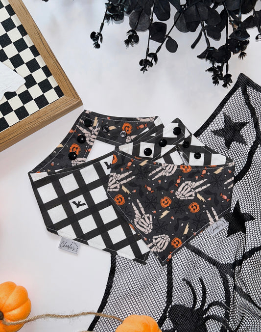 Boy Halloween/ Bat Plaid