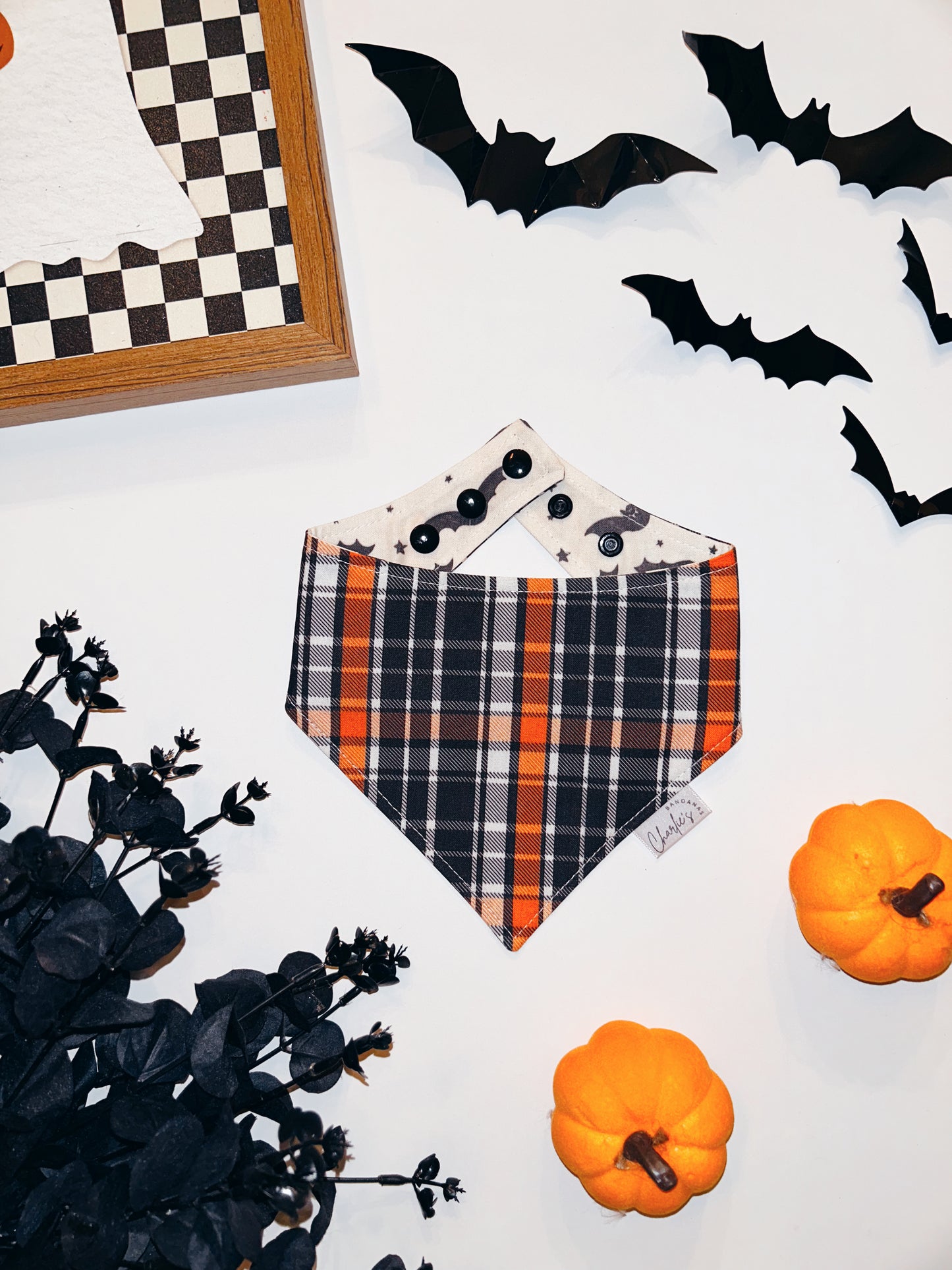 Halloween Plaid/ It’s Freakin’ Bat