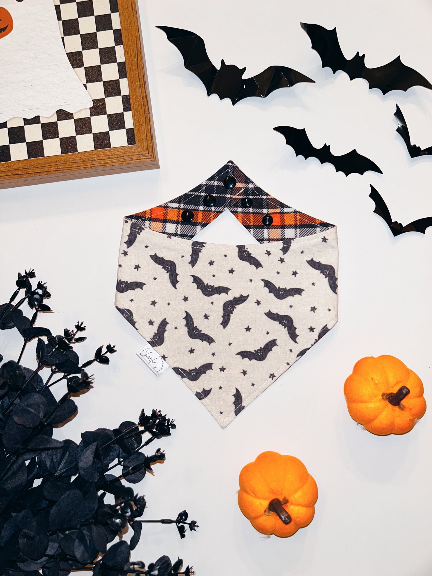 Halloween Plaid/ It’s Freakin’ Bat