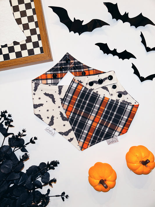 Halloween Plaid/ It’s Freakin’ Bat