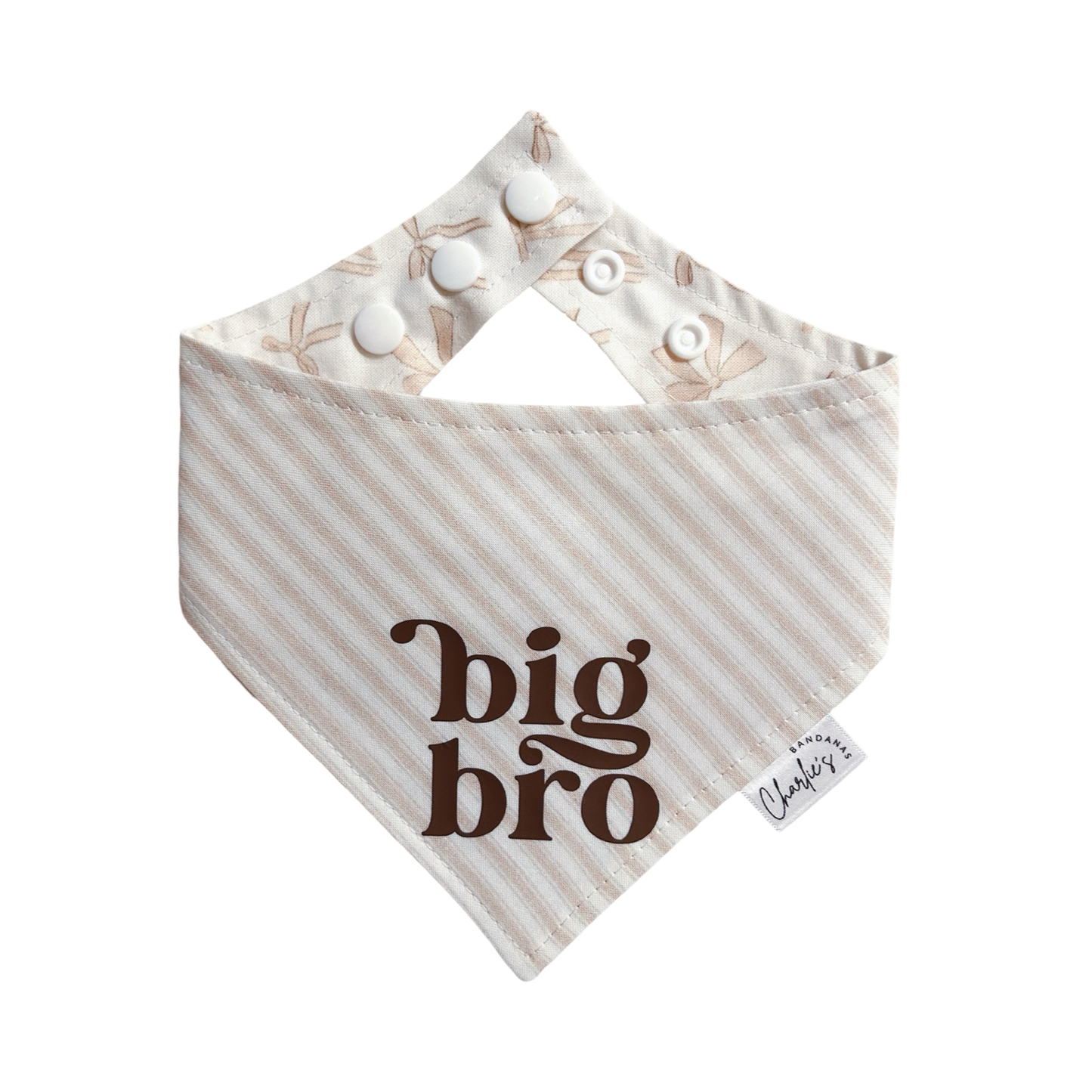 Big Bro(Sis) Neutral Bows/ Stripes