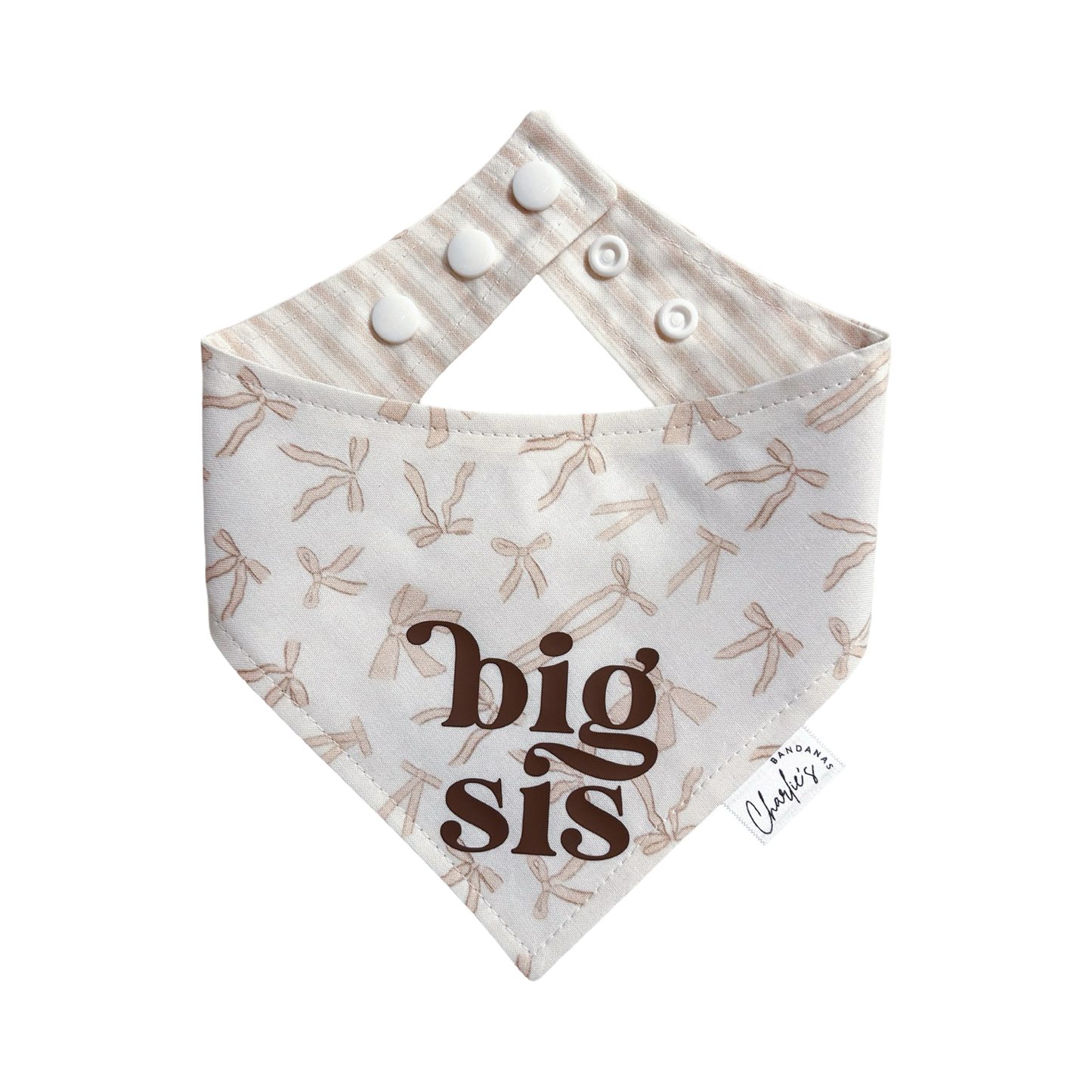 Big Bro(Sis) Neutral Bows/ Stripes