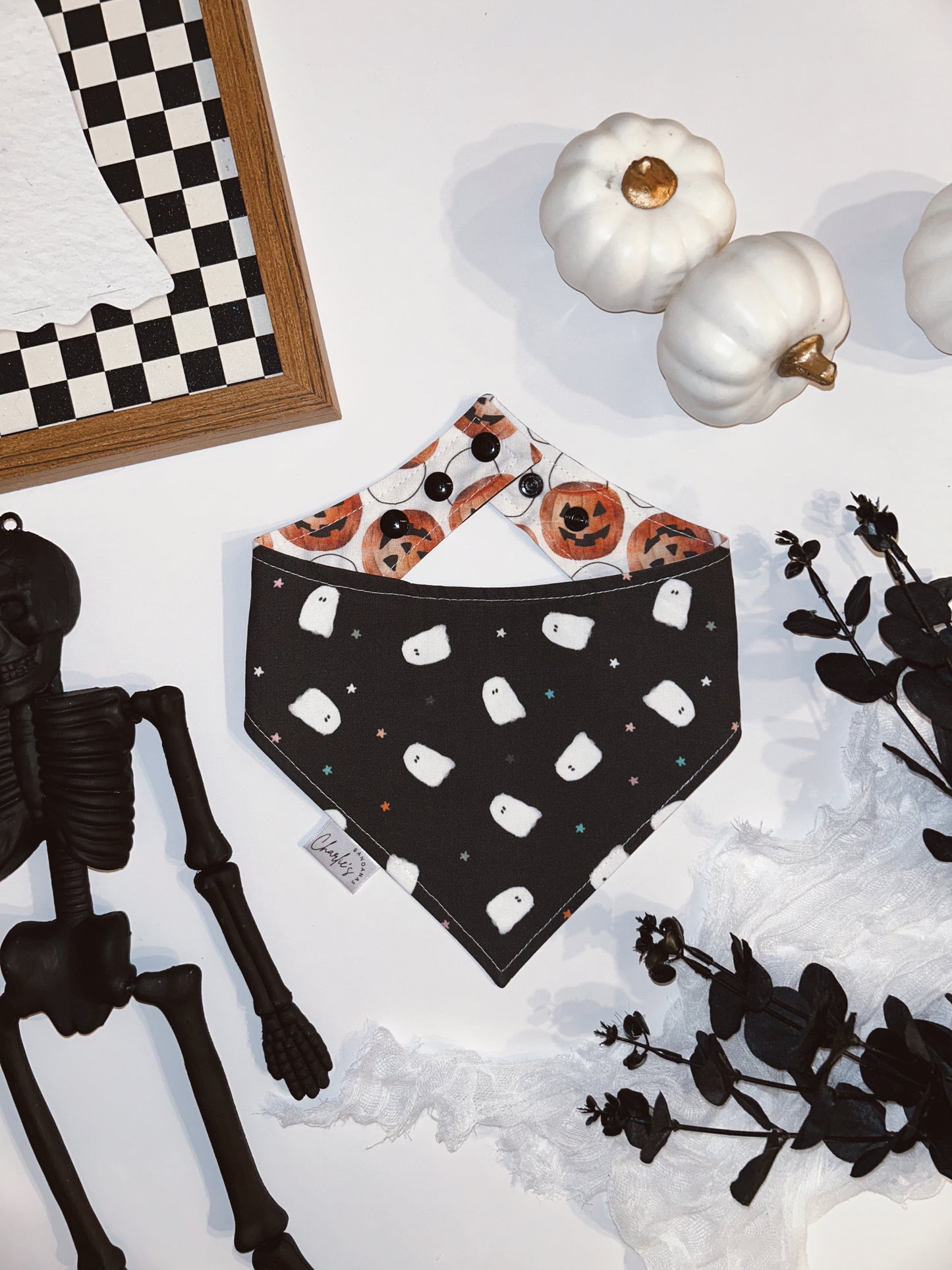 Watercolor Halloween Buckets/ Cute Ghosts