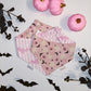 Pink Halloween/ Stripes & Bats