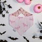 Pink Halloween/ Stripes & Bats