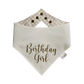 Cream Birthday Girl (Boy) Bandana