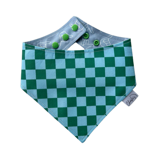 Blue/ Green Checkerboard