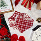 Red Plaid/ Red Toile Christmas