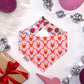 Pink Santa/ Reindeer Bows