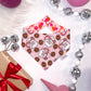 Pink Santa/ Reindeer Bows