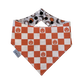 Ghost Mugs/ Orange Checkerboard